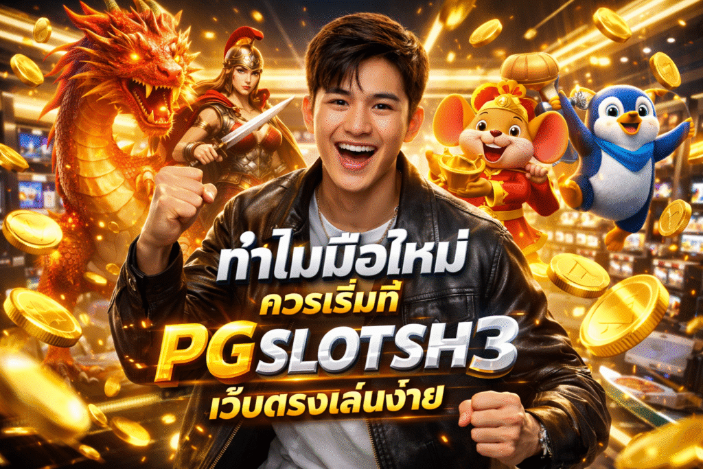 ทำไมมือใหม่ควรเริ่มที่ PGSLOTSH3 เว็บตรงเล่นง่าย