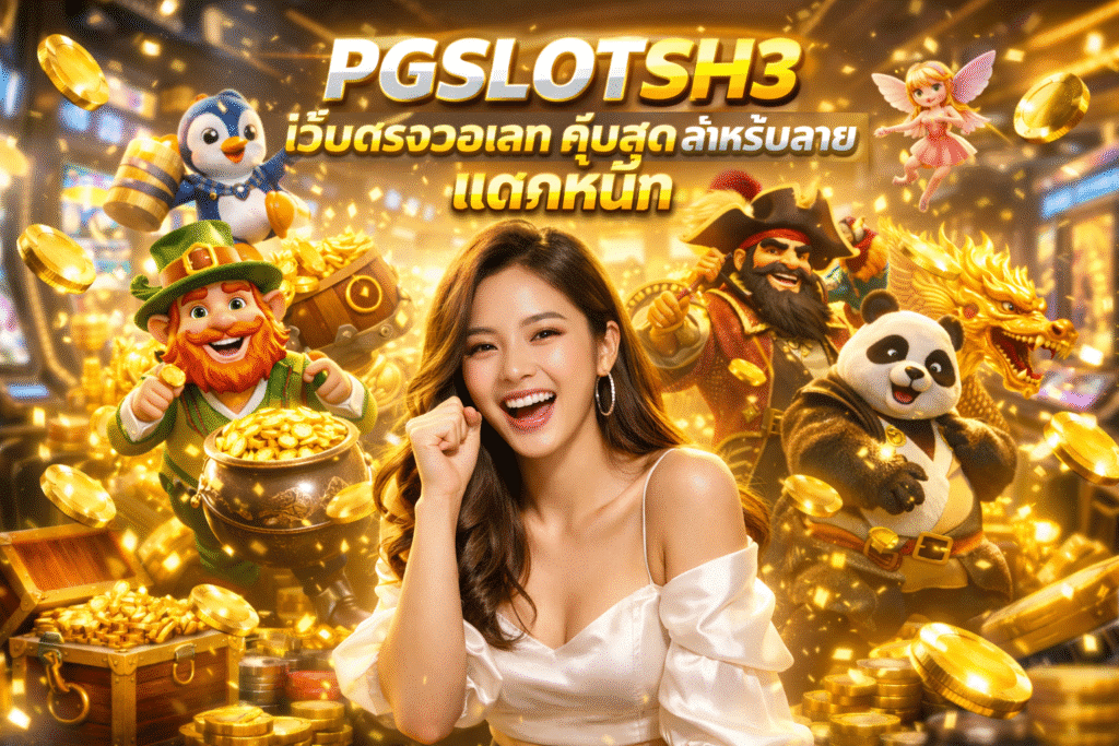 PGSLOTSH3 เว็บตรงวอเลทคุ้มสุดสำหรับสายแตกหนัก