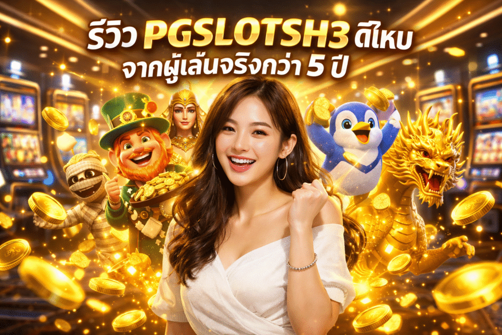 รีวิว PGSLOTSH3 ดีไหม จากผู้เล่นจริงกว่า 5 ปี